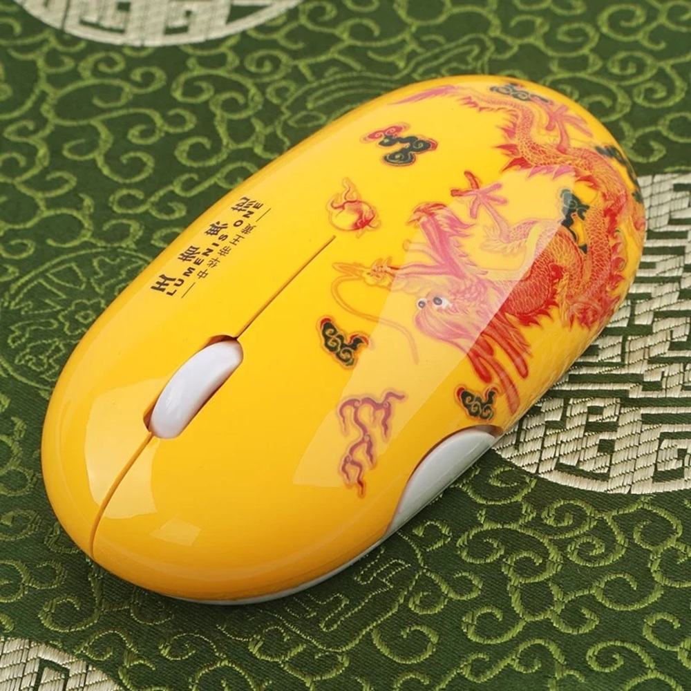 Computer mouse with Chinese traditional design